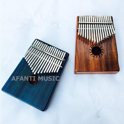 Afanti Music 17 Keys Kalimba Mbira Thumb Piano Acacia wood Traditional African Music Instruments 17 tone (THP-128)