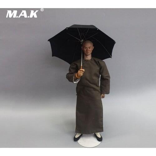 In Stock Figure Scene Accessories 1/6 Scale Black Umbrella Model for 12 Inches Aciton Figures Dolls Accessories