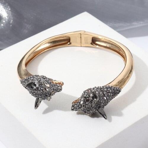 European and American retro fashion gold-plated diamond shaped bracelet for women jewelry