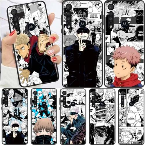 Jujutsu Kaisen comic For Motorola G9 G8 G Edge One E7 E6 S 2020 E6i Power Lite Marco Hyper Fusion Plus Play Phone Case
