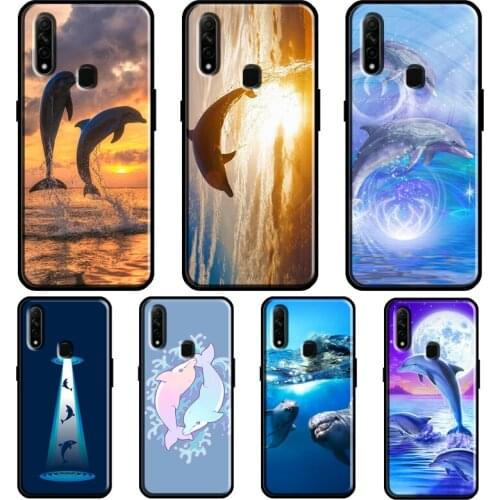 Ocean Dolphin For OPPO A15 A1K A3S A5S A52 A72 A91 A83 A93 Find X3 Pro Reno 2 Z A5 A9 A31 A53 2020 Case