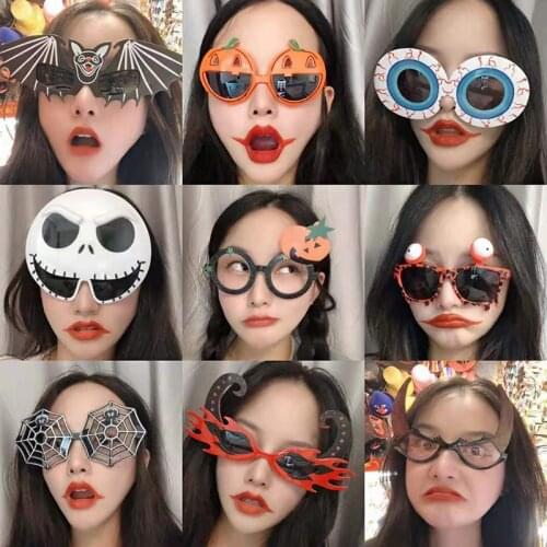 Halloween Glasses Pumpkin Spider Funny Glasses Halloween Party Photo Prop Decoration Adults Kids Party Sunglasses Christmas