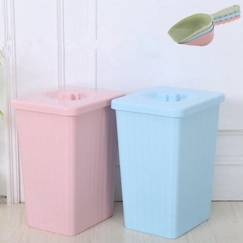 Pet Dog Food Storage Container Dry Cat Food Box Bag Moisture Proof Seal Airtight Kitten Litter Products
