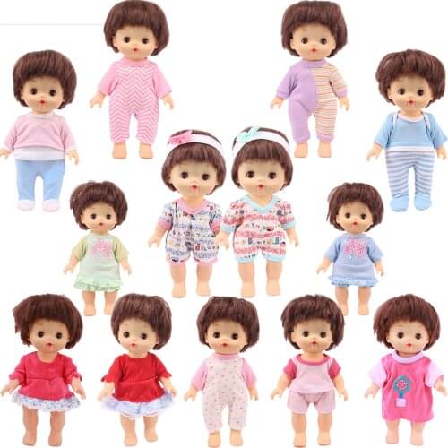 Doll Clothes Cartoon Doll Pajamas For 25Cm Mellchan Baby Nenuco Doll Hermanita Baby Gifts To Our Generation