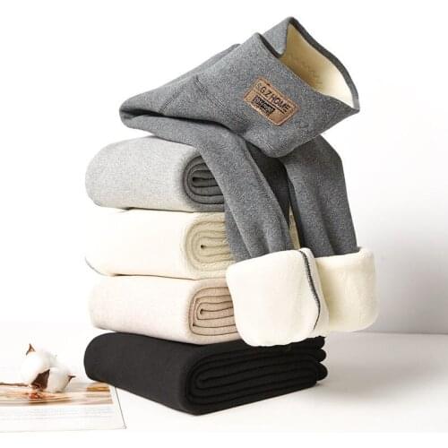 Winter Women Leggings High Waist Velvet Warm Pants Women Solid Legging Comfortable Keep Warm Stretchy Legging Y152