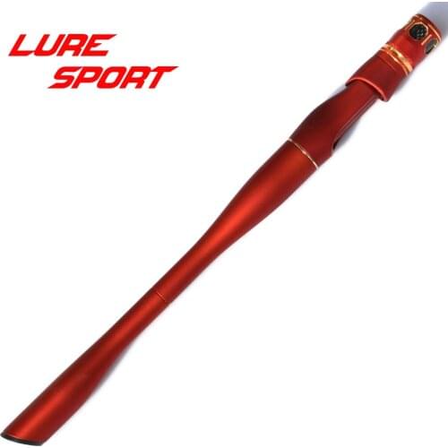 LureSport 26cm 2pcs Red Rubber Paint ABS Plastic Grip HDS Reel Seat set Rod Building Component Handle Rod Repair DIY