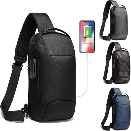 Motorcycle Chest Bag Multifunction Crossbody Bag for Men Anti-theft Shoulder Messenger Bags Male Waterproof Short Trip Chest Bag