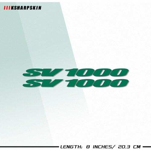 Stickers Motorcycle bicycle fuel tank sticker wheel helmet MOTO waterproof reflective logo decal For SUZUKI SV1000 sv 1000