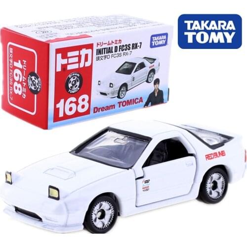 Tomy Dream Tomica 168 Initial D FC3S RX-7 Model Kit Collectibles Diecast Miniature Mini