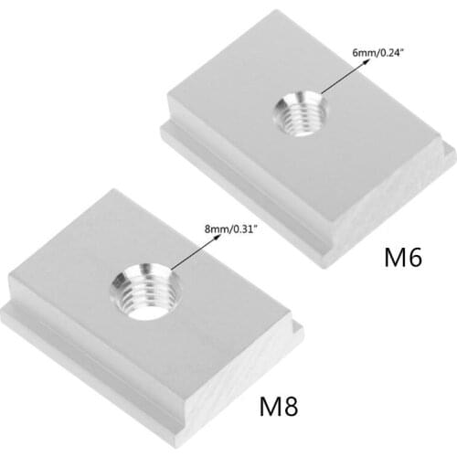 New M6 M8 T-slot T-Slider Sliding Nut For Woodworking Tool Slot Fastener Jigs Pressing Plate