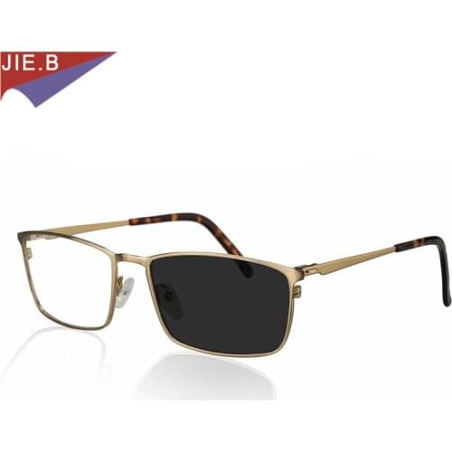 2019 New Titanium Alloy Unisex Photochromic Myopia reading glasses Anti-scratch lens Diopter reading glasses +0.50 To + 6.0