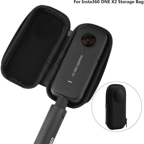 For Insta360 ONE X2 Half-open Storage Bag Protective Case Portable Carrying Box for Insta360 ONE X2 Panoramic Camera Accessories