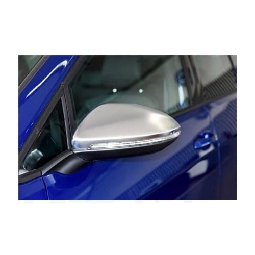 Silver Matt Chrome R-Line Style Side Mirror Cap Replacement L&R 2PCS New for Volkswagen Golf MK7 Durable