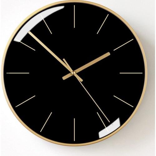 Nordic Luxury Silent Wall Clock Simple Minimalist Living Room Watch Creative Light Luxury Quartz Modern Clocks Home Decor C6T