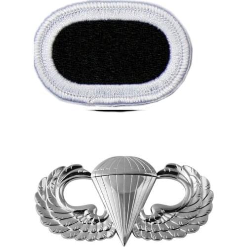 Us Military Parachutist Badge Us Jump Wings Basic+5th Special Forces Group Airborne SFGA para oval patch