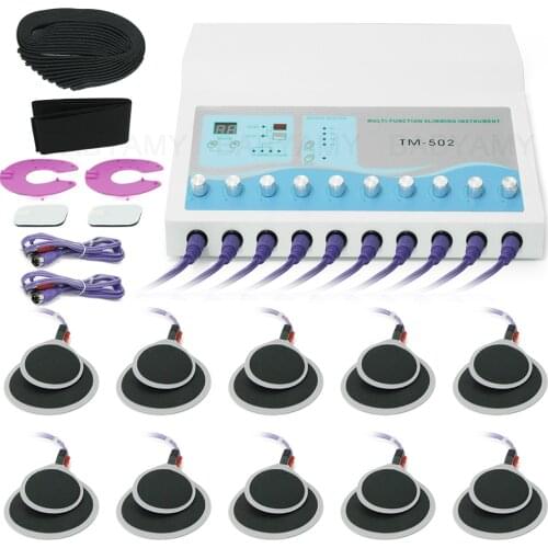 TM-502 Russian Waves EMS Electro Muscle Stimulator Weight Loss Massage Machine Breast Enlargement Electrostimulation Machine