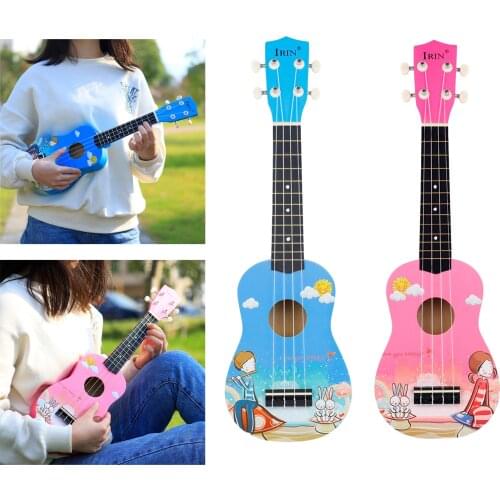 2 Pieces Ukulele Soprano Mahogany 21 "vintage Hawaiian Ukelele for Beginners