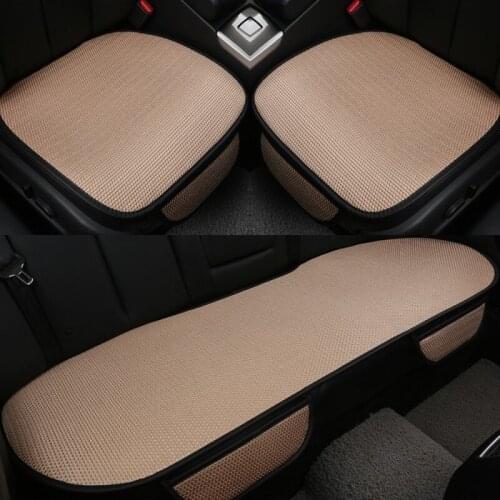 Universal Ultra Thin Anti skid Ice Silk Front Rear Seat Cover Protector Auto Car Office Chair Seat Cushion Pads