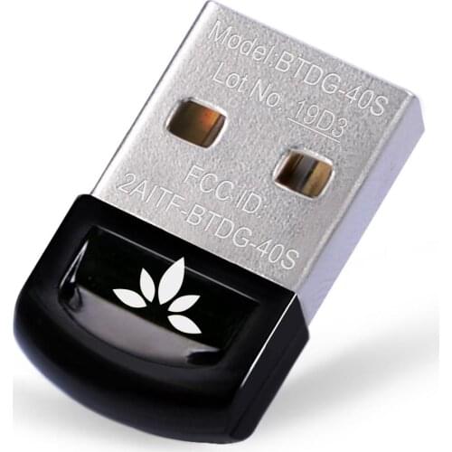 Avantree DG40S USB Bluetooth Adapter for PC, Bluetooth Dongle 4.0 for Desktop Laptop Computer, Mouse, Keyboard, Headphones