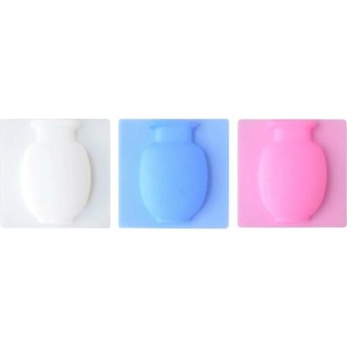 Magic Silicone Sticky Vase Flower Plant Wall Fridge Container Bottle Storage DIY