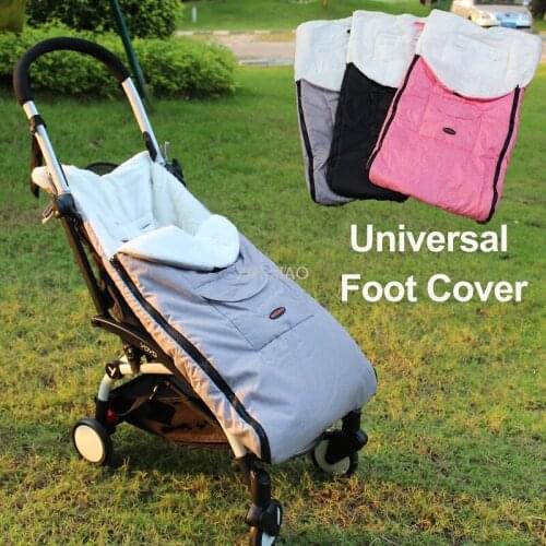 Winter Universal Baby Carriage Footmuff Stroller Accessories Socks Sleeping Bag Nursery Infant Carriage Cover Stroller Cushion
