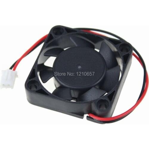100Pieces lot 40mm 40x40x10mm 4CM Ball DC 12V 2P Mini Brushless Cooling Cooler Fan 15000RPM High Speed