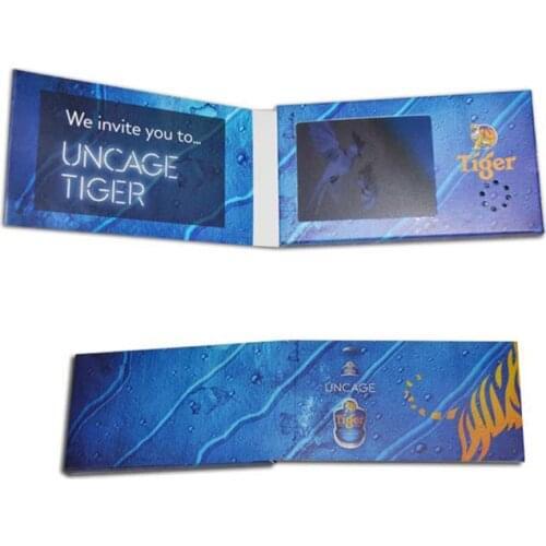 2.4'' business card size video brochoure card for marketing use