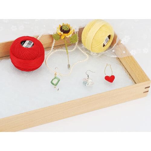 30Colors Cotton Pearl Thread Size 40 100% Egyptian Long Staple Cotton gassed double mercerized Tatting Knitting Crochet300Yards