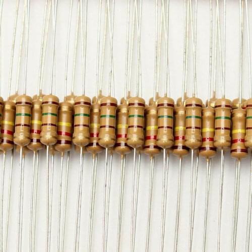 300pcs/bag Resistor 1/2W Carbon Film Resistor Capacitor Classification Kit