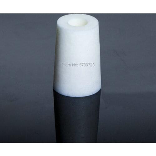 50pcs Lab Silicon Stopper Test Tube Hollow Plug Silica Gel Plug without sand core for Experiment Hollow Plug Silica Gel Caps