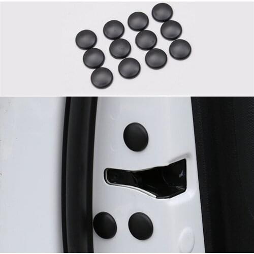 For Hyundai Solaris 2 Elantra i30 i35 i40 Accessories 12Pcs Car Door Screw Protection Cap Waterproof Anti-embroidery Protector