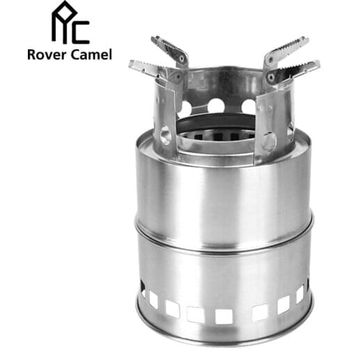 Tiartisan tubbiness assembly Stove Portable Ultralight Stainless steel Wood Burning Stove Firewood Stove