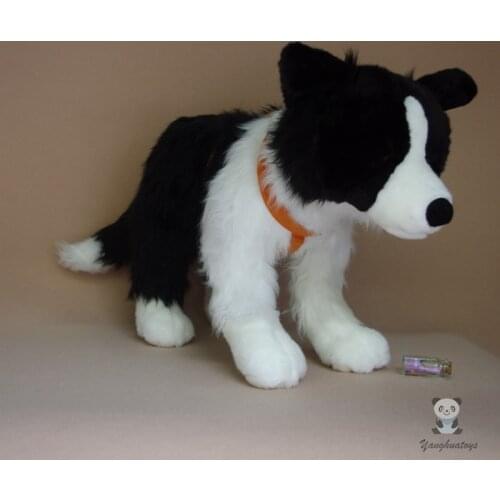 Big Plush Toy Gift Stuffed Animal Kids Toys Doll Simulation Border Collie Pillow