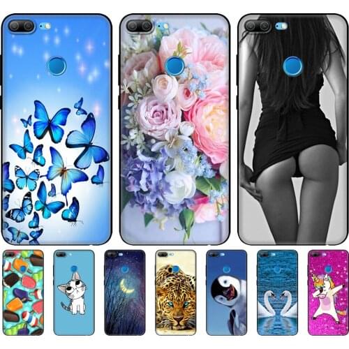 For honor 9 lite case soft tpu silicon back phone cover for Huawei honor 9 lite case protective coque black tpu case