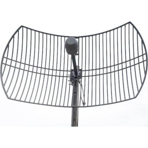 LTE Parabolic Grid antenna 2.4GHz Outdoor Antenna 24*2dBi External ultra long distance Antenna with 2x N female
