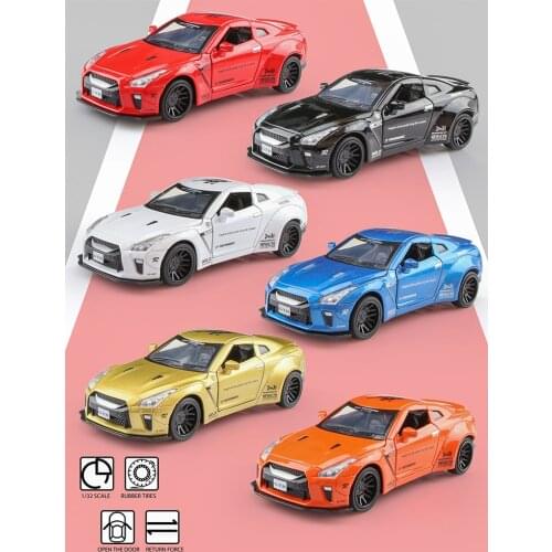 Best Christmas Gifts For Children Nissan GTR Sports Car MINIAUTO Simulation Exquisite Diecasts Toy Vehicles 1:32 Alloy Model