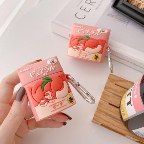 Earphone Cases For AirPods 1 2 3 Pro Charging Soft Silicon Cover Wireless Bluetooth 3D Sweets Cute Case