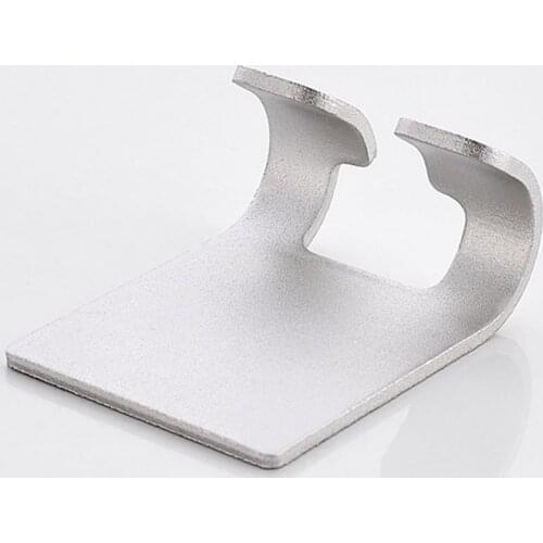 Rustproof Metal Wall Mount Bracket Waterproof Punch-free Storage Hook Hanger for Hair Dryer Power Cable Holder Organizer