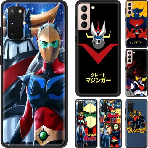 UFO Robot Goldorak Cover Smartphone Silicone Soft Case For Samsung Galaxy S8 S9 S20 FE S21 Plus Ultra S10E Coque