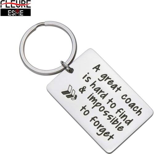 Thanksgiving Gifts Key Chains Coaches Birthday Gifts for Men Women Football Soccer Basketball Swimming Baseball Coaches Keyrings