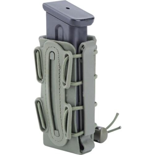 9MM Magazine Pouch Tactical Molle Pistol Mag Soft Shell Military Magazine Pouch Holster with Belt Clip Molle Pouch