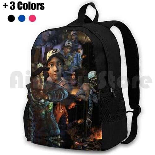 Sweet Pea Outdoor Hiking Backpack Riding Climbing Sports Bag Twd The Walking Dead Twdg The Walking Dead Clementine Lee Everett