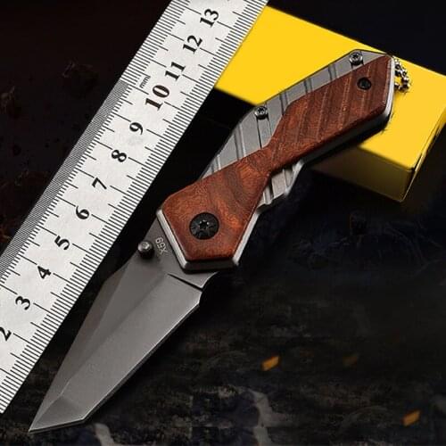 3CR13 Stainless Steel Outdoor Folding Knife Field Survival Hunting Knife Self-defense Camping Knifes