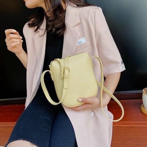 Women Bags Fashion Womens Bag Korean Trend Simple Pu Crossbody Bags Summer New Solid Color Shoulder Bag Designer Luxury Handbag