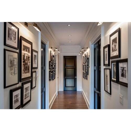 2017 new style three-panel square profiles highly durable solid wood door paint grade interior wood door entry doors ID1606028