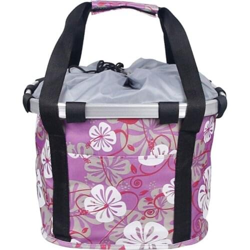 Bicycle Basket Detachable Cycling Bag Easy Install Folding Small Pet Carrier Front Bag For Cat Dog ASD88