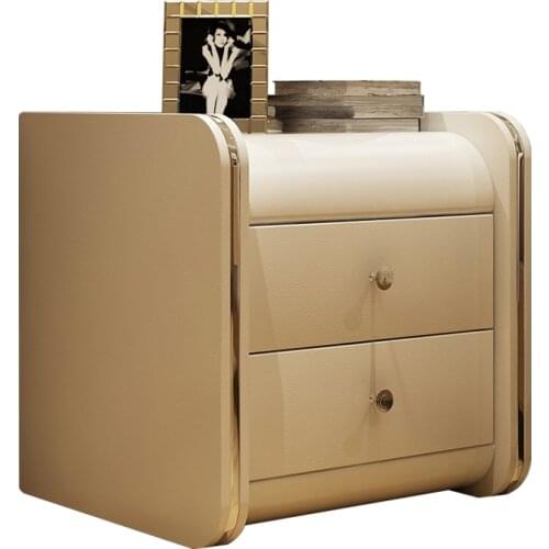 High quality bed fashion Modern European country style bed nightstands bng014