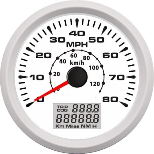 0-80MPH 0-120KM/H GPS Speedometer Odometer Speed Gauge For Boat Car Motorcycle Truck With ODO COG TRIP
