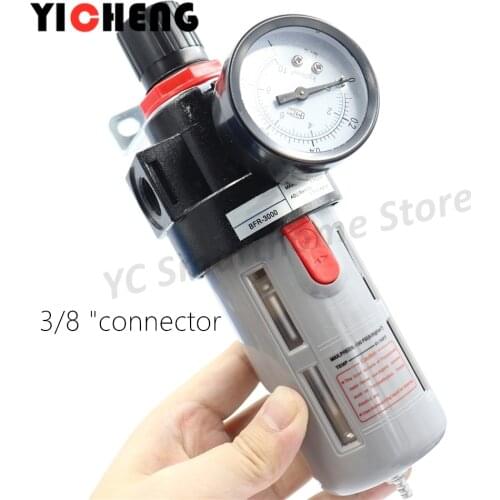 1Pcs High quality filter element is copper 1/4 "3/8"1/2" reducing valve Oil-water separator filter air source processor