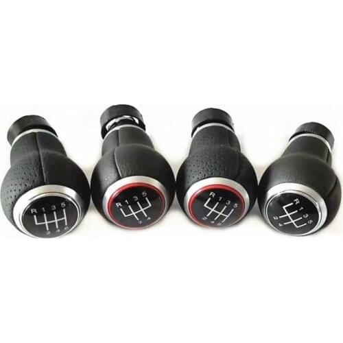 12mm 5/6 Speed Gear Shift Knob Lever Stick for Audi A4 B6 B7 B8 A6 S4 8K A5 8T Q5 8R S Line Ibiza 6J Seat Leon Mk1 Passat Golf